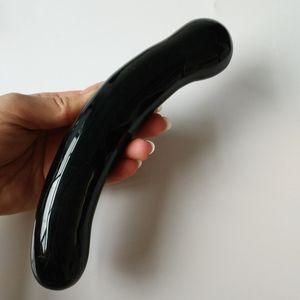 Baguette de massage en cristal d'obsidienne noire naturelle, outil d'exercice sexuel pour la guérison, 5 pièces - Product Image 4