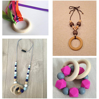 Natural Cedar Wood Rings Unfinished Circles Without Paint Smooth Decorative Wooden Product