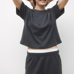 สตรีชุดนอนผ้าซาตินผ้าไหมชุดนอน Pijama ชุดหญิง 2 ชิ้นชุดเลานจ์สวมใส่ PLUS ขนาด - Product Image 3