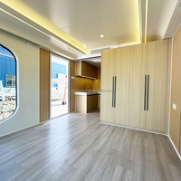 Maison de villégiature Maison de logement intégrée Bateaux Chine Maisons en conteneurs Modulaire 20Ft Pod Mobile Bar
