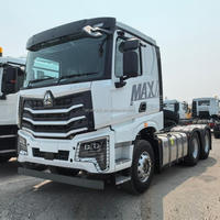Camión tractor SINOTRUCK Howo Max 6x4 de servicio pesado, motor Euro 6 de 480HP, combustible diésel, camión tractor nuevo.