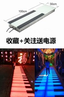 Panel berubah warna lantai dansa panggung cahaya LED 100*30CM untuk lampu bata sinkronisasi pencahayaan panggung lanskap