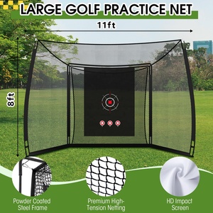 10 X 8 FT HD ゴルフインパクトスクリーンシミュレーター 屋外/屋内/ガレージ裏庭練習用 スイング打撃トレーニング補助具 ターゲットクロス - Product Image 2