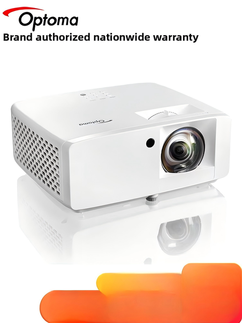 Optoma P5 Fixed Focus 5G WiFi Laser Projector 3500ANSI Lumens DLP 3-Year Warranty Business Education Use HD 1080P Ultra Short