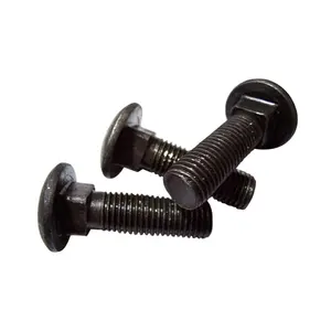 Grade 8.8 Black Standard Square Neck Carriage Bolts Custom Size