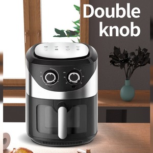 Air Fryer Large Capacity Multi Functional Electric 32x29x34 Cm Non Stick <b>PTFE</b> Round Design For Home Use - Product Image 2