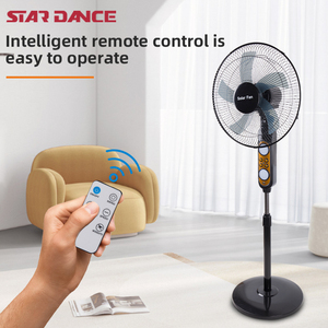 Quạt đứng năng lượng mặt trời sạc lại được với giá đỡ tấm pin mặt trời, quạt điện nhựa chạy bằng năng lượng mặt trời - Product Image 2