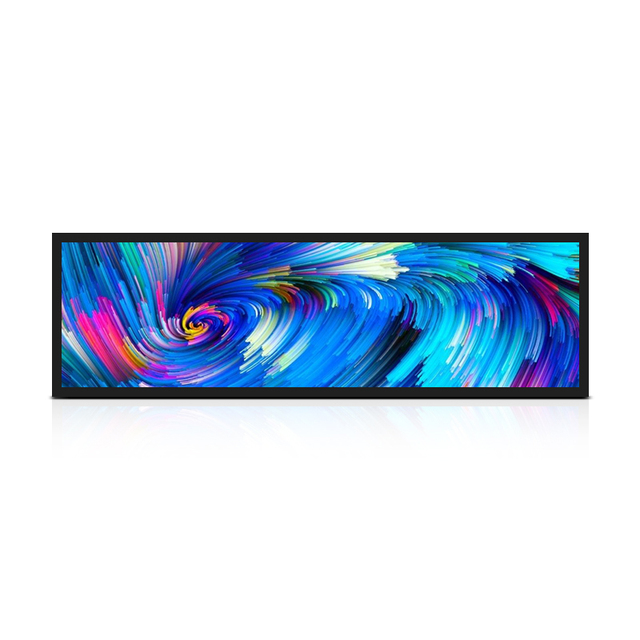 Ultra Slim  Android Lcd Digital Signage Led Advertisement 19.5 Inch Stretch Screen