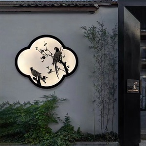 Lámpara de Pared de Estilo Chino, Impermeable, para Exteriores, Jardín, Villa, Patio, Decorativa - Product Image 1