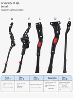 Support de stationnement latéral pour VTT de haute qualité en alliage d'aluminium, réglable de 29 à 33 cm de long, repose-pieds de vélo