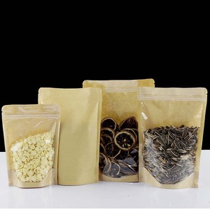 ถุงกระดาษคราฟท์สำหรับเก็บชาถุงบรรจุภัณฑ์อาหารเกรดอาหารแบบมีซิปใช้ซ้ำได้ - Product Image 4