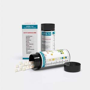 Le fabricant fournit des bandelettes de test <span class=keywords><strong>urinaire</strong></span> à 14 paramètres, des bandelettes de test d'analyse d'urine URS-14. - Product Image 3