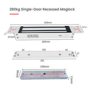 בקרת גישה מנעול אלקטרומגנטי 280KG 600LBS 12V Fail Safe Signal Feedback מנעול מגנטי - Product Image 4