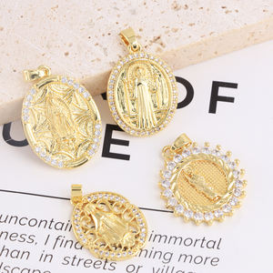 Collar <span class=keywords><strong>de</strong></span> oración <span class=keywords><strong>de</strong></span> la <span class=keywords><strong>Virgen</strong></span> María católica, amuleto <span class=keywords><strong>de</strong></span> Zirconia cúbica multicolor con diamante religioso, colgante <span class=keywords><strong>de</strong></span> Nuestra Señora <span class=keywords><strong>Guadalupe</strong></span> - Product Image 5