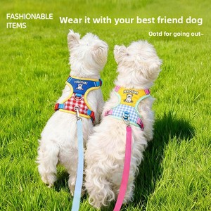 Nouvelle laisse rétractable pour <span class=keywords><strong>chien</strong></span>, <span class=keywords><strong>harnais</strong></span> de poitrine en forme de I pour promenade, vente en gros transfrontalière - Product Image 2