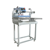 Presse à chaud pneumatique double station haute performance pour projets de sublimation, équipée de guides laser
