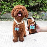 Benutzer definierte umwelt freundliche süße 3D QR-Code gravierte feste Muster Silikon leine für Hunde personal isiert