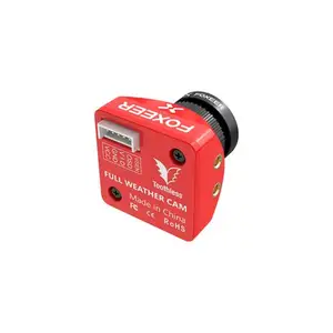 Haber Foxeer dişsiz 2 Mini 1200TVL açı değiştirilebilir Starlight FPV kamera 1/2 "sensör süper HDR RC FPV için yarış Drones