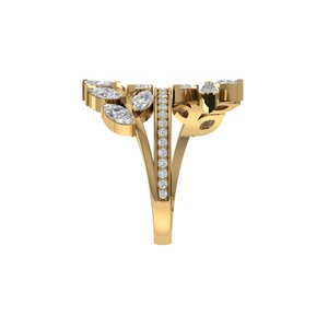 Anillo de Diamante Cultivado en Laboratorio con Corte Marquesa de Primera Calidad, Plata 925, Oro de 9kt, 14kt, 18kt, Anillos de Diamantes para Compromiso de Mujer - Product Image 3