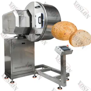 YOSLON cilindro di ribaltamento automatico industriale miscelatore pasta 100kg 125kg tilt e flip cilindro rotante a spirale macchina per il pane