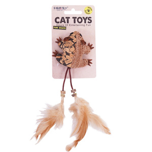 Gato ratón pluma juguetes <span class=keywords><strong>Catnip</strong></span> Teaser gato pez juguete mascota gato interactivo masticar juguete - Product Image 2