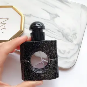 Yüksek kaliteli lüks parfüm ambalaj 30ml 50ml 100l özel kapaklı benzersiz cam şişe