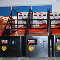 Jinns Games Source Factory Machine d'arcade de basketball pliable pour jeu libre, appareil métallique d'intérieur, alimentation 110/220V, Street Basketball