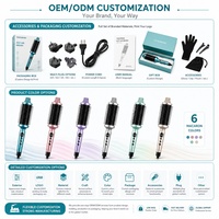 Torlin Nuevo Estilo Rizador de Pelo Universal para Salón, Azul, 32MM, 60W, RV PTC PC+ABS, para Uso Doméstico, Cabello Fino y Grueso