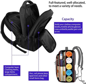 Mochila Antirrobo para Portátil de Gran Volumen, 15.6-17 Pulgadas, Múltiples Compartimentos, Estilo <span class=keywords><strong>Soho</strong></span>, Popular para Mujeres y Hombres, para Negocios y Universidad - Product Image 3