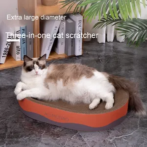 لوح خدوش القط البيضاوي المقاوم للاهتراء غير سفك عالمي خدوش شجرة القط مخلب - Product Image 3