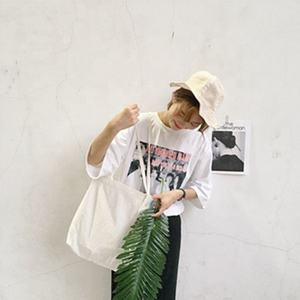 New Style Reusable Eco-friendly White Cotton Shopping Muslin <b>Canvas</b> <b>Bag</b>,organico Calico Bolsas Tela - Product Image 5