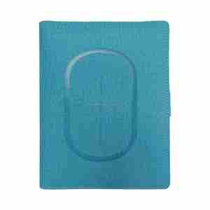 New A5 Size Luxury Multifunction Magnetic Button Leather Notebook Wireless Charger Power Fabric PVC Paper Customized Color - Product Image 3