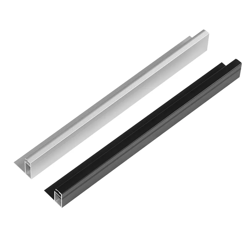 Yonz Factory direct cheap aluminum extrusion 6063 light weight solar panel frames aluminum section profiles