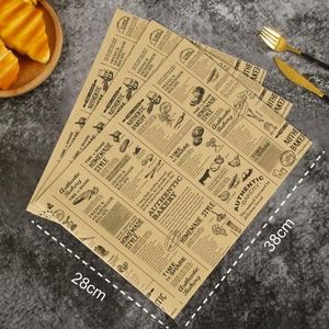 Papel de Envolver Personalizado de Grado Alimenticio, Desechable y Resistente a la Grasa, Papel de Envolver Grueso - Product Image 2