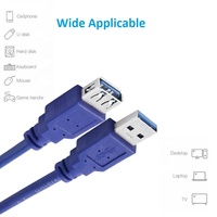 Câble d'extension usb3.0 de vente chaude d'usine