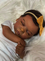 Poupées de bébé réalistes faites à la main, 19 pouces, en silicone souple et vinyle, jouets de poupées de bébé nouveau-né réalistes
