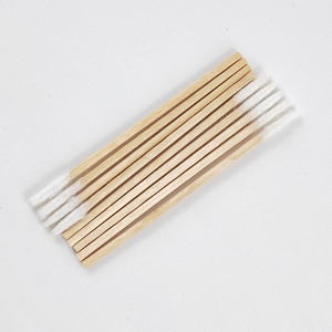 <span class=keywords><strong>Coton</strong></span>-tiges jetables portables à pointe unique en bois de 7 cm pour tatouage, microblading et maquillage, emballage en vrac - Product Image 6