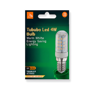 หลอดไฟ LED ทรงกระบอก 4W E14 แสงวอร์มไวท์ ประหยัดพลังงาน สำหรับใช้ภายในอาคาร - Product Image 2