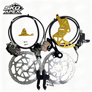 Kit complet de <span class=keywords><strong>frein</strong></span> à disque hydraulique avant et arrière SKO pour <span class=keywords><strong>moto</strong></span> tout-terrain électrique Sur-Ron Ultra Bee Light Bee LBX - Product Image 4