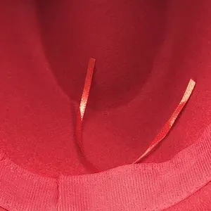 Sombrero <span class=keywords><strong>Fedora</strong></span> de fieltro de lana al por mayor de alta calidad para hombres Sombrero de 2 tonos Sombrero <span class=keywords><strong>Fedora</strong></span> de ala de diferentes colores para mujeres - Product Image 3