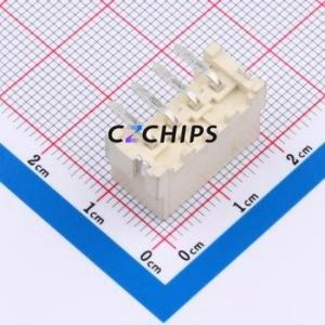 WAFER-VH3.96-4PLT-W1-P Wire-to-Board Pin Header SMD,P=3.96mm Connector 1x4P 3.96mm Vertical Mount 4P - Product Image 2