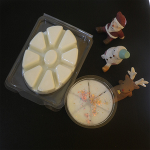 2024 Customized love Heart Clam Shells 6/12/16/24 Cavity Pet Round Shape <strong>Wax</strong> <strong>Melts</strong> <strong>Mould</strong> Clamshell Packaging Candle Mold - Product Image 2