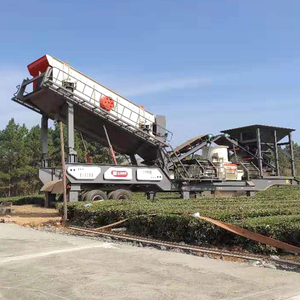 150t Trailer gắn 4 trong 1 tiết kiệm năng lượng thủy lực di động máy nghiền đá giá cho khai thác mỏ - Product Image 6