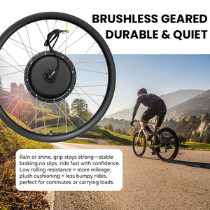 전기 자전거용 모터 48v 1000w, 전기 자전거 허브 모터 변환 키트 - Product Image 6