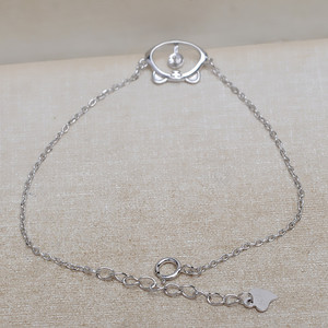 Bracelet en argent S925 avec perle de zodiaque tigre DIY pour femmes, personnalisé, 5-6 accessoires de bijoux, 4945 - Product Image 3