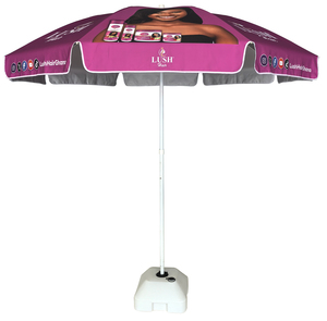 Sombrilla de Playa Plegable de Poliéster <span class=keywords><strong>Milo</strong></span>, Impermeable, con Impresión de Logotipo Personalizado, para Publicidad Exterior - Product Image 3
