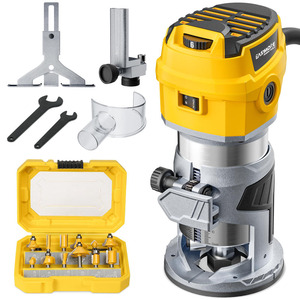 950W 2 Stuks Handheld Draagbare Palm Hout Trimmer Routers Compacte <span class=keywords><strong>Router</strong></span> <span class=keywords><strong>Bits</strong></span> Mini Hand Hout <span class=keywords><strong>Router</strong></span> Voor Houtbewerking Trimmen - Product Image 1