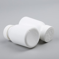 Bouteille d'emballage en HDPE pour capsules de vitamines pharmaceutiques en gros, conteneur pour pilules et comprimés