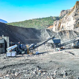 Eccellente qualità portatile frantoio a mascelle pietra frantoi mascella capacità 200-800Tph