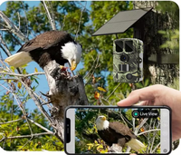 Nouvelle caméra de chasse sans fil 4K 48MP à contrôle par application, connexion Wi-Fi, détection de mouvement, pour la faune en extérieur, IP66